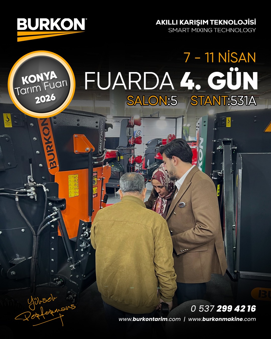 Konya Tarım Fuarı 2026’da 4. Gün: Burkon Standında Birebir Çözüm Odaklı Görüşmeler