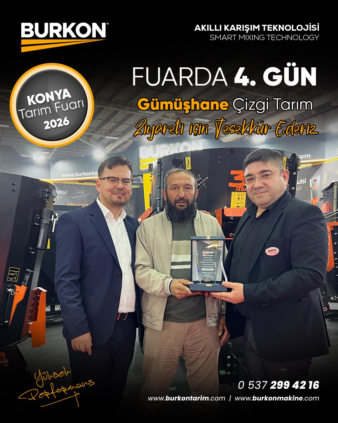 Konya Tarım Fuarı 2026’da 4. Gün: Gümüşhane Çizgi Tarım ile Güçlü İş Birliği