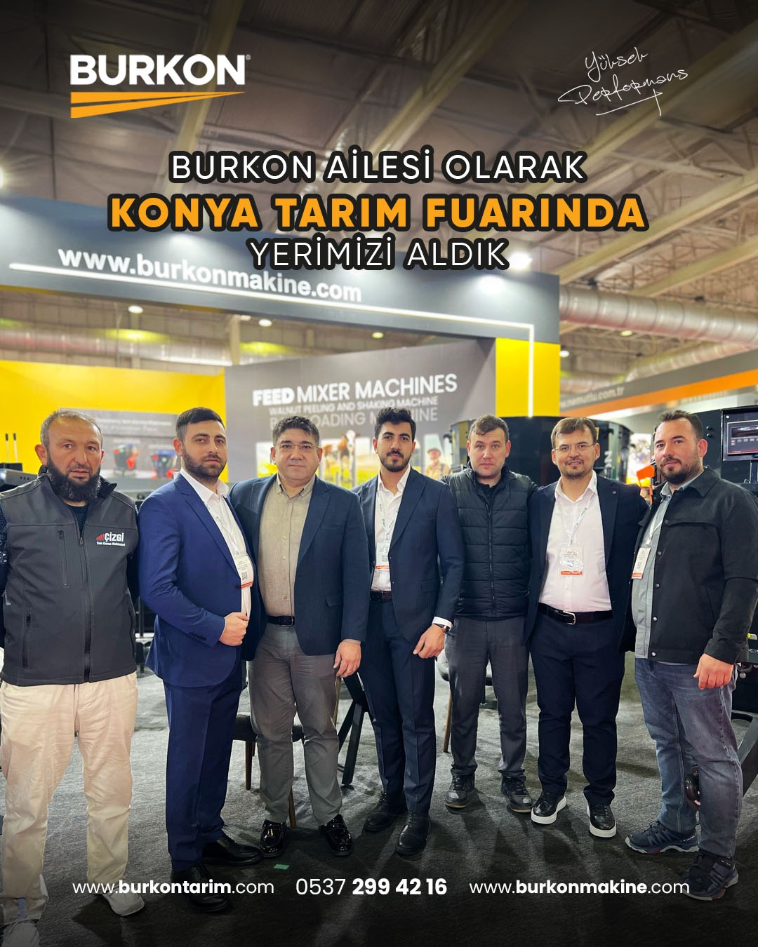 BURKON Ailesi Konya Tarım Fuarı’nda Yerini Aldı
