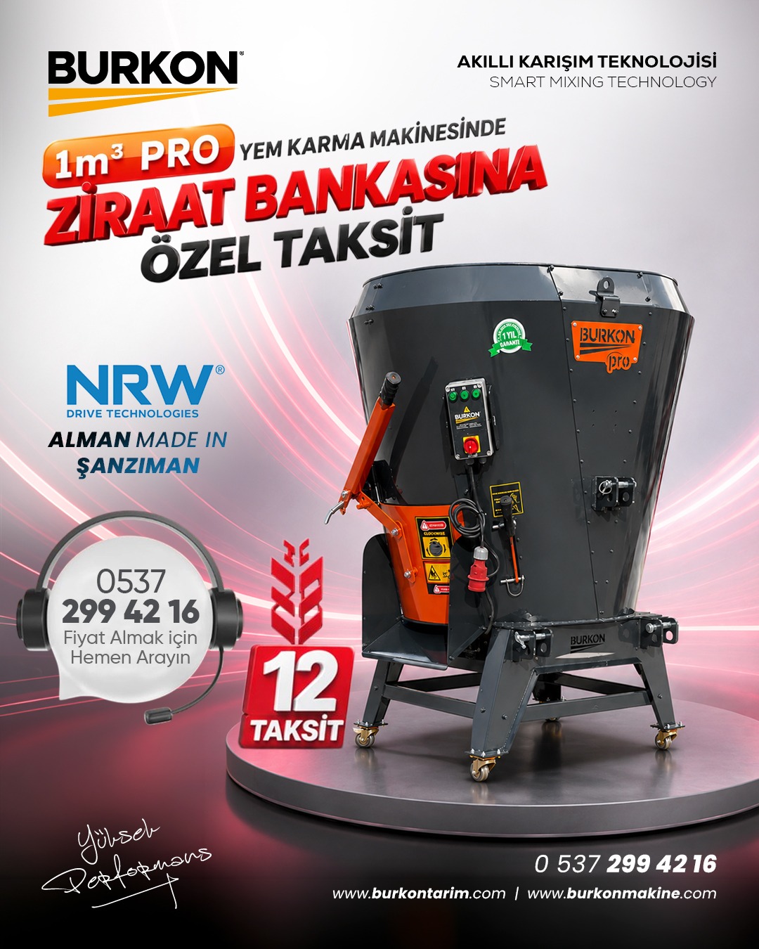 Taksitli Yem Karma Makinesi
