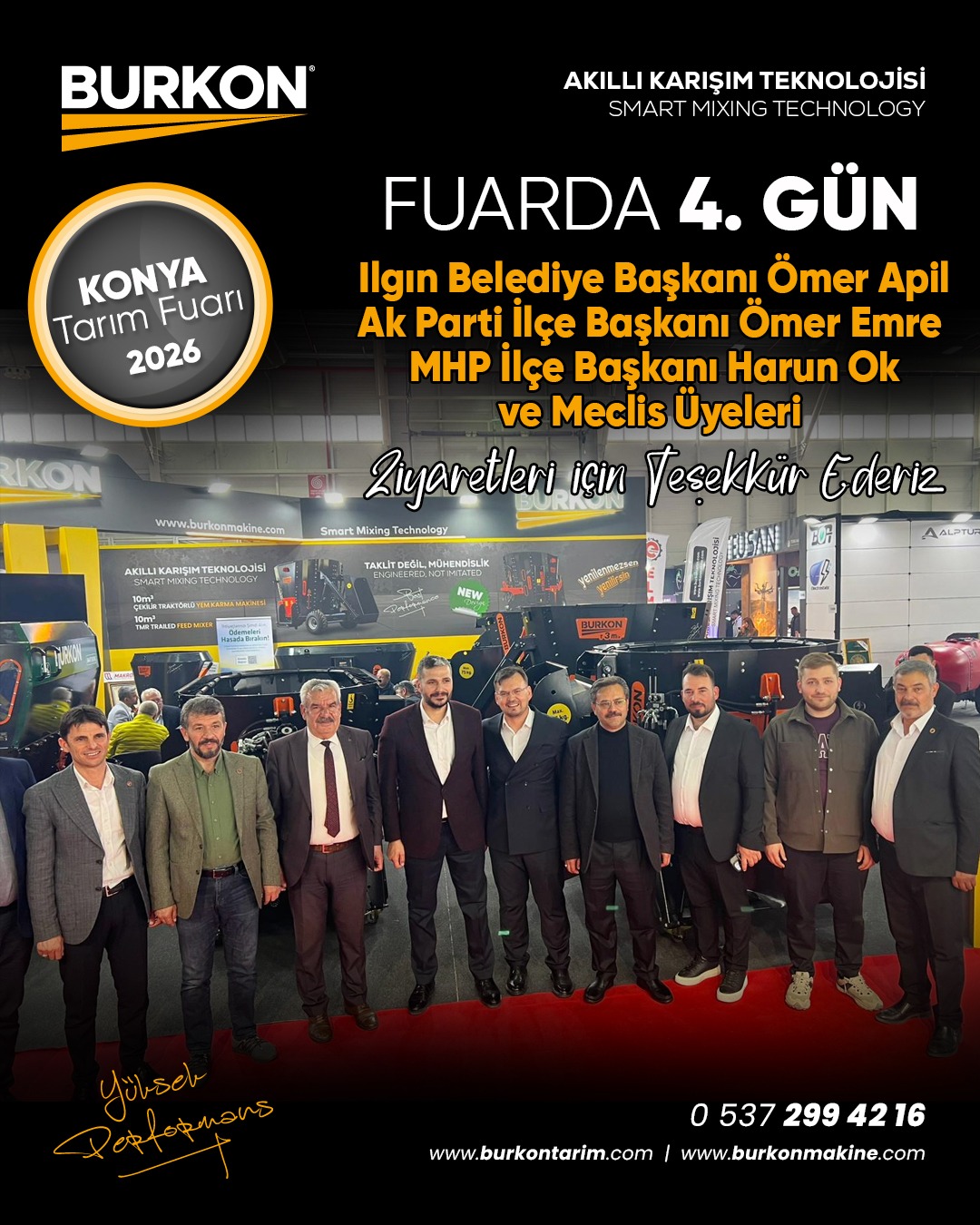 Konya Tarım Fuarı 2026: 4. Gün Tamamlandı – Protokol Ziyaretleriyle Güçlü Bir Gün