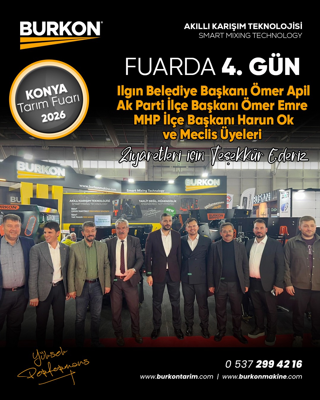 Konya Tarım Fuarı 2026: 4. Gün Tamamlandı – Protokol Ziyaretleriyle Güçlü Bir Gün