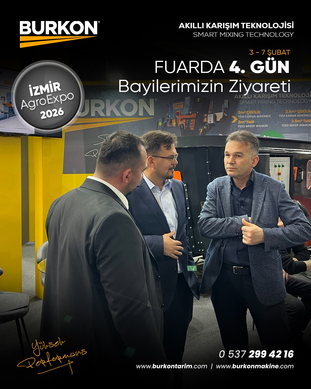 İzmir AgroExpo 2026’da Burkon Tarım Standında 4. Gün Yoğunluğu