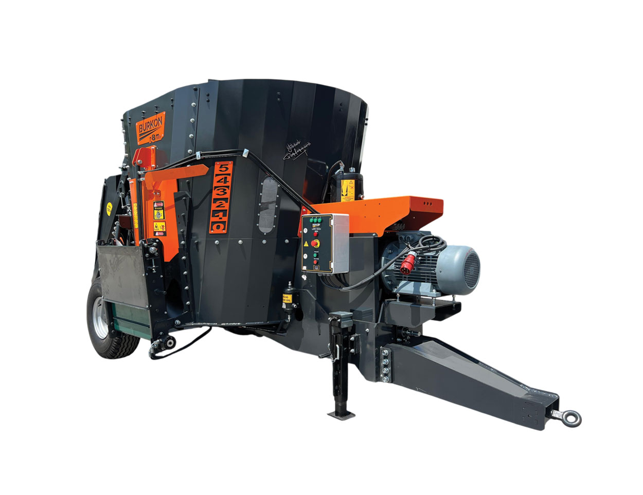 8 m3 Çekilir - Kepçeli Yem Karma Makinesi